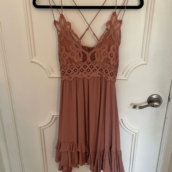 Free People Intimately Free Adella Rose Slip Dress - Picture 1 of 5